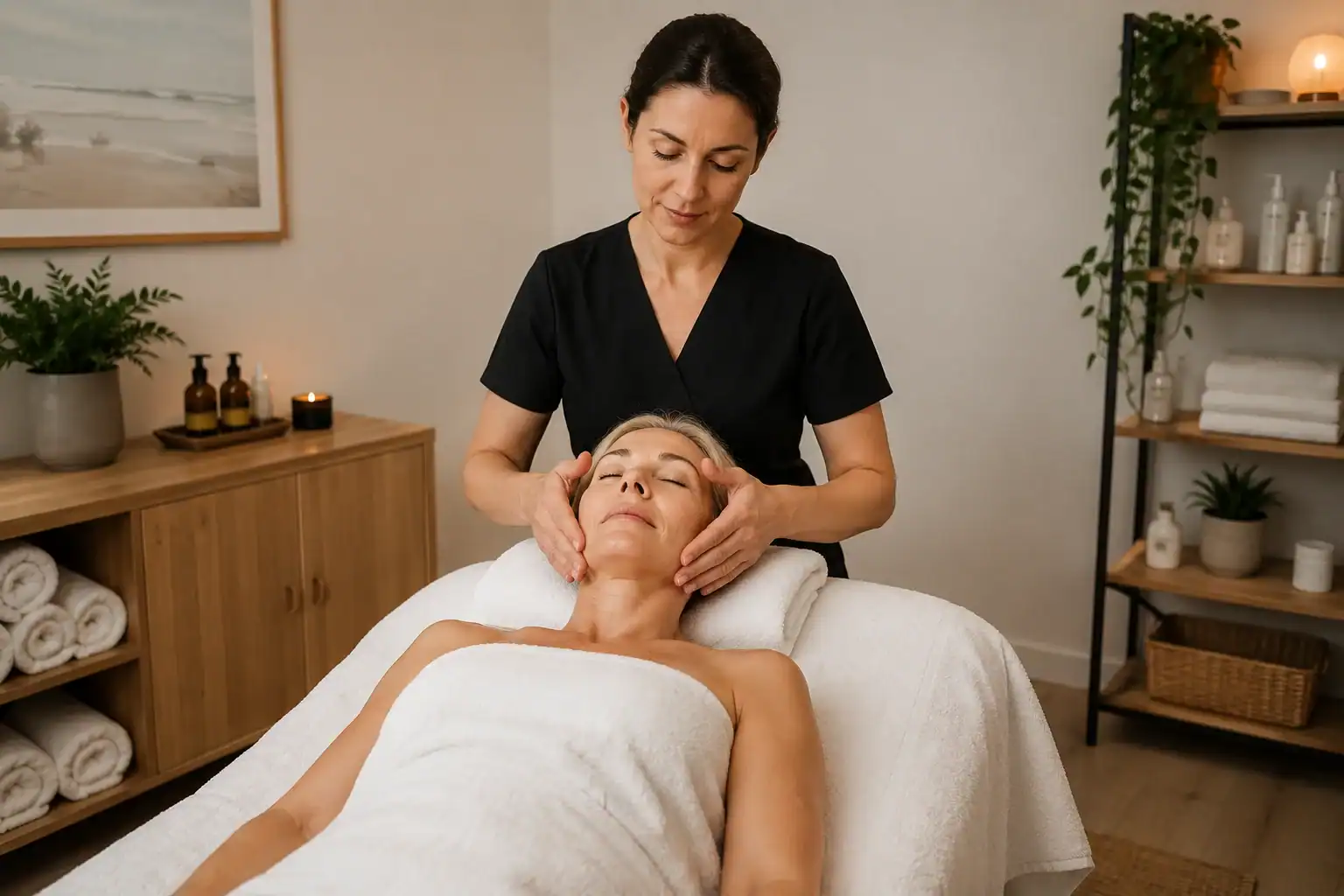 Natural Lift Facial Massage treatment by Laura at RevitaliseU-Kent